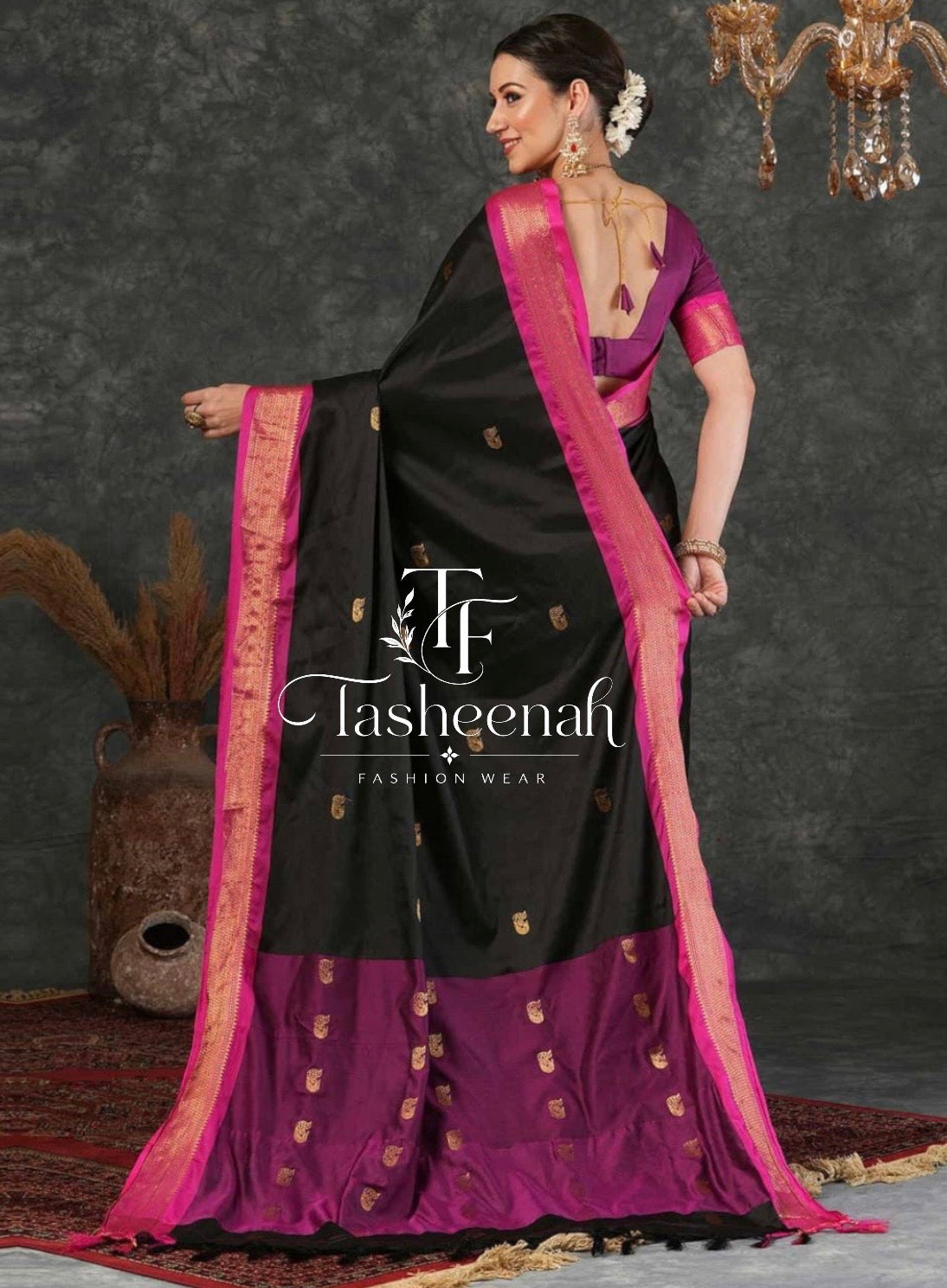 SOFT LICHI SILK SAREE