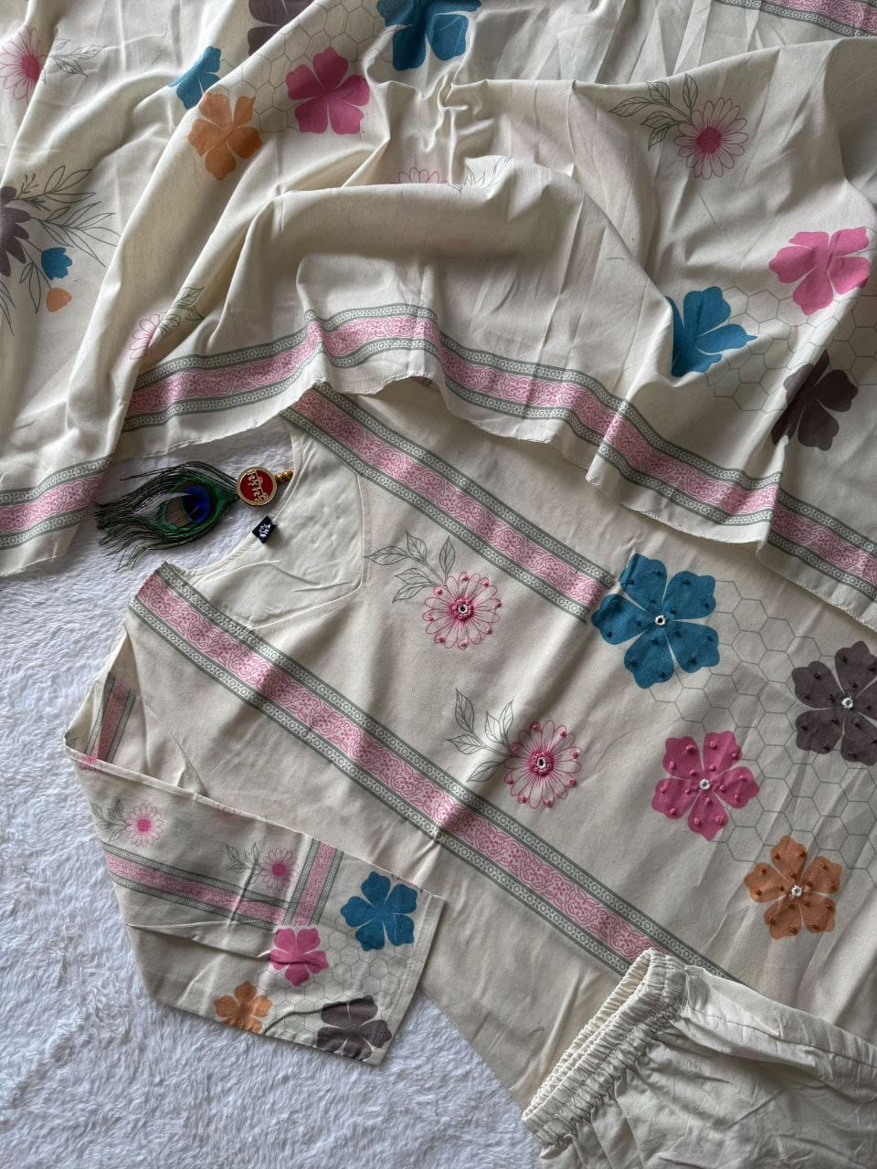 Kurti Pant Dupatta Set