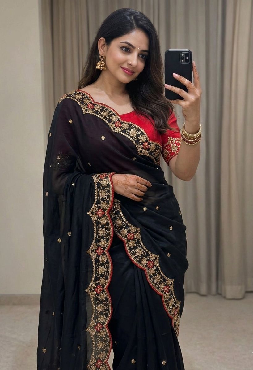 EMBROIDERY SAREE