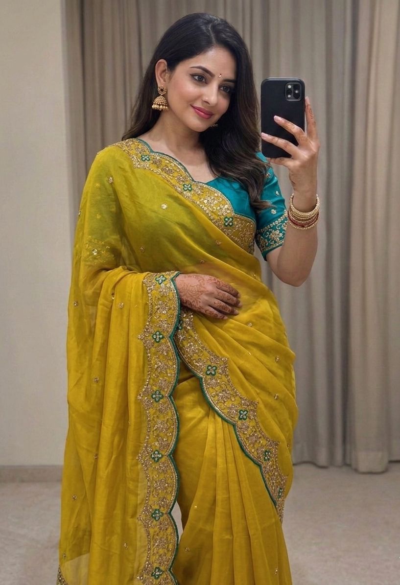 EMBROIDERY SAREE