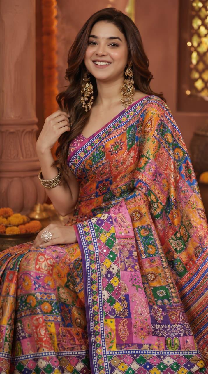 Mirror Saree