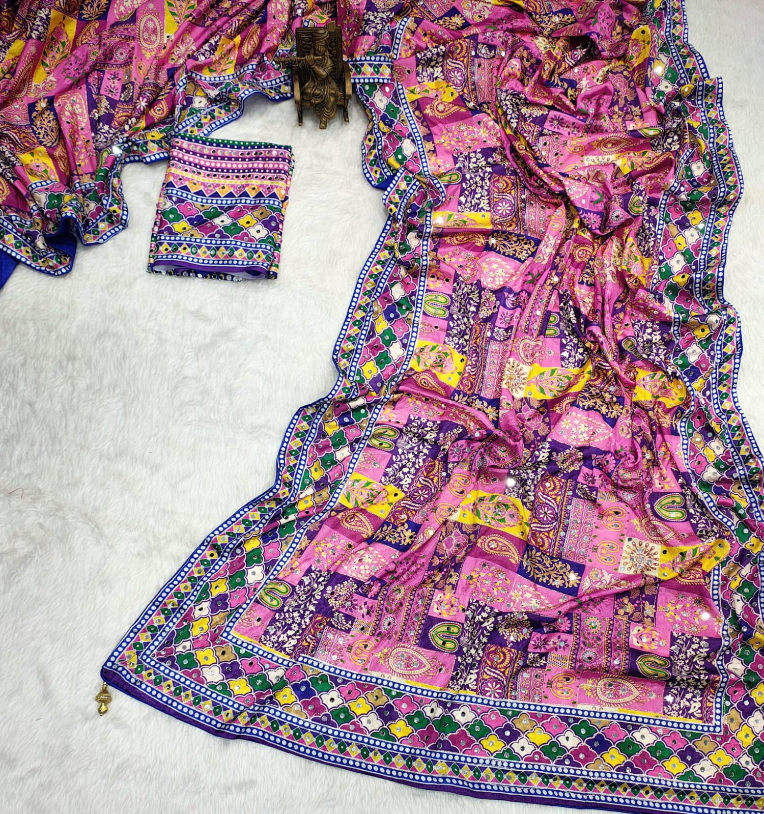 Mirror Saree