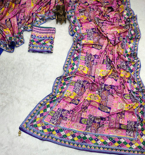 Mirror Saree