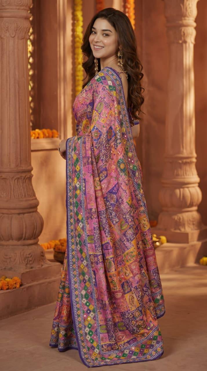 Mirror Saree