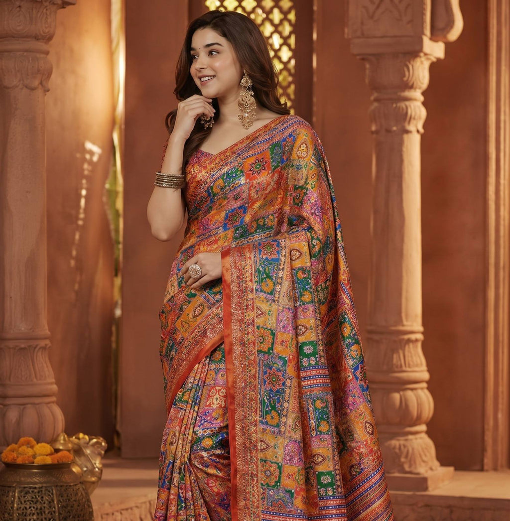 Mirror Saree