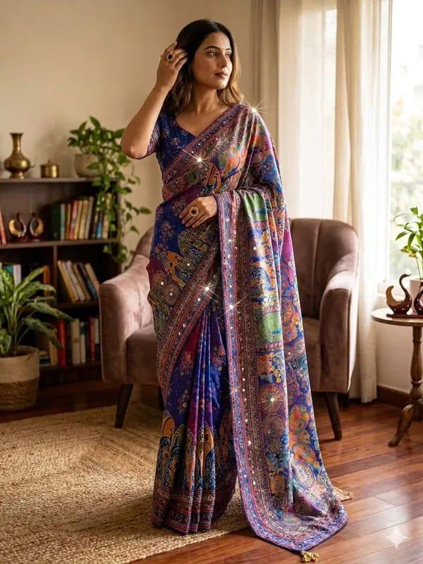 Mirror Saree