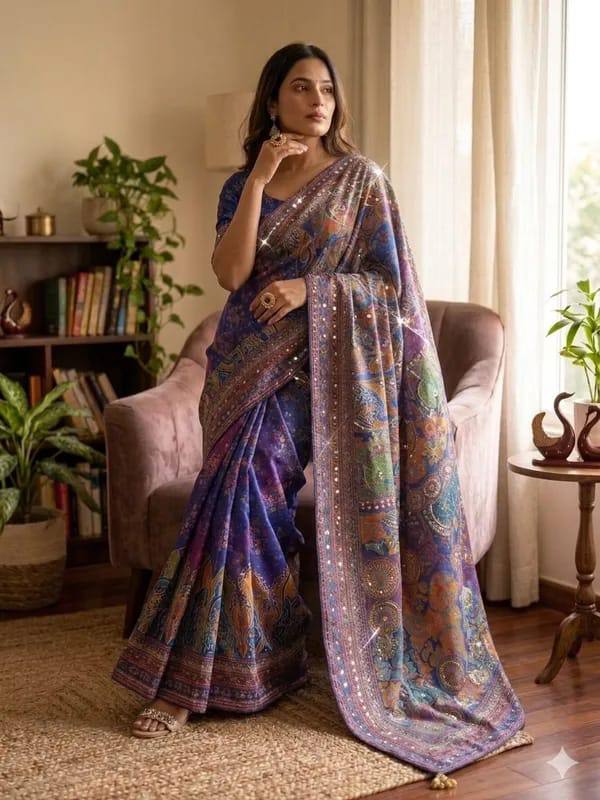 Mirror Saree